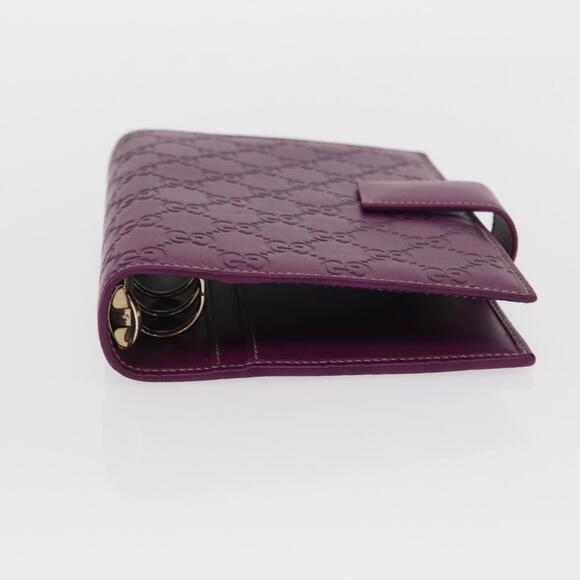 GUCCI GG Canvas Guccissima Day Planner Cover Purple 115241 2888 Auth yk20133A - Picture 6 of 16